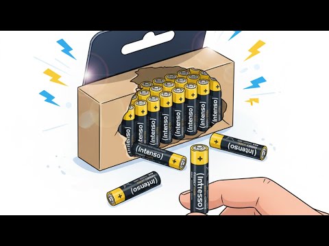 Intenso AAA LR03 Alkaline-Batterie Unboxing - Zuverlässige Energie!