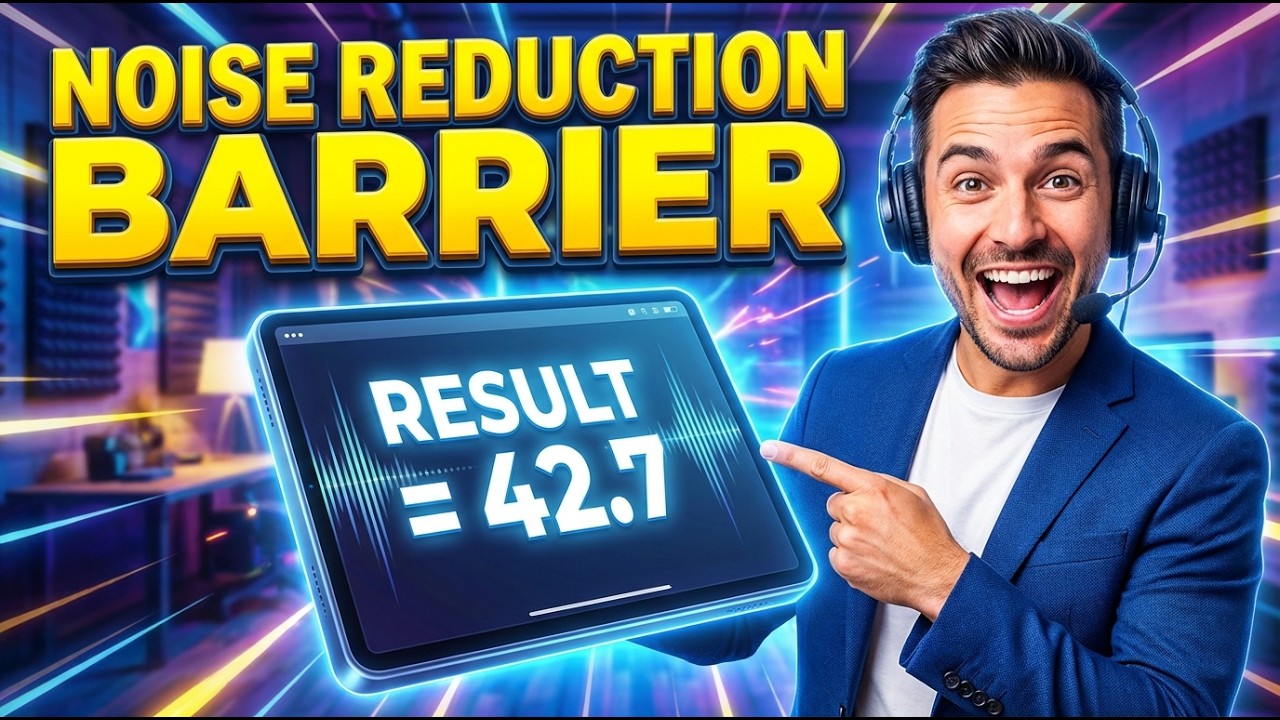 Noise Reduction Barrier Interactive Calculator