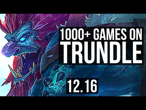 TRUNDLE vs MAOKAI (TOP) | 5/1/5, 1000+ games | KR Diamond | 12.16