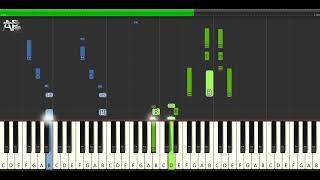 Sailing - Rod Stewart | Adelina Piano synthesia tutorial