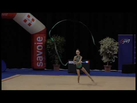 Jade Peureux Ruban Championnat de France 2017 Chambéry nat B 14-15