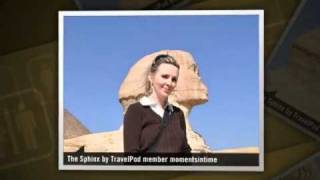 preview picture of video 'Admiring the Great Sphinx of Giza Momentsintime's photos around Giza, Egypt (the sphinx square)'