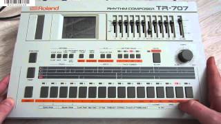 Video thumbnail for Roland TR-707 Rhythm Composer (1985) by RetroSound