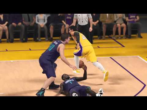 NBA 2K15 MyCareer Marc Daniels monster windmill dunk
