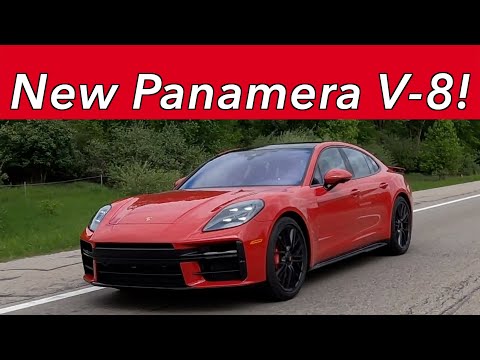 A Drive Review of the 2025 Porsche Panamera GTS! Loads of V-8 Power! No Electric Add-ons