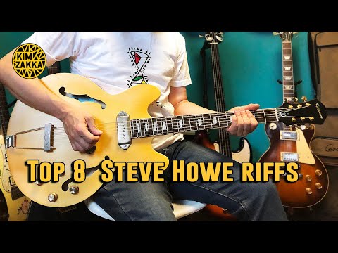 Top8 Steve Howe Riffs