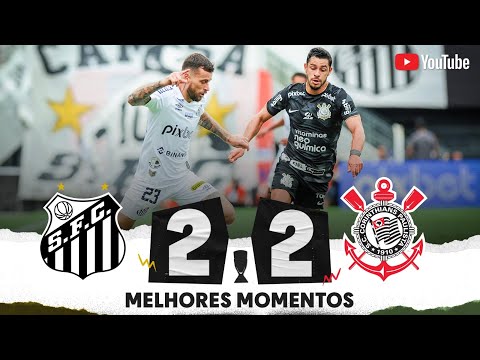 SANTOS 2 X 2 CORINTHIANS | MELHORES MOMENTOS | 11ª RODADA | FASE DE GRUPOS | PAULISTÃO 2023