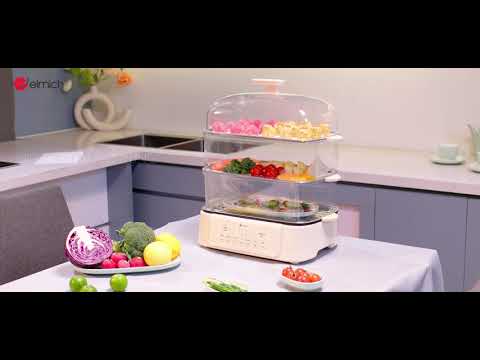 Hướng dẫn sử dụng Nồi lẩu hấp điện 3 tầng Elmich STE0299