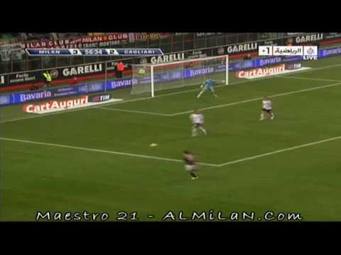 Highlights AC Milan [ 4-3 ] Cagliari - 22/11/2009