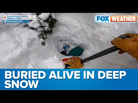 Snowboarder Buried Alive in Snow Rescued by Skier in Washington State