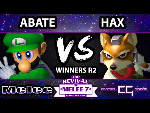 Revival of Melee 7 - Hax (Fox) Vs. Abate (Luigi) - Winners Bracket