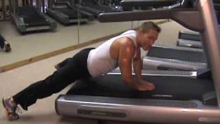 Upper Body & Core Exercises Using a Treadmill
