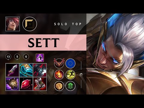 Sett Top vs Renekton - EUW Grandmaster Patch 26.01