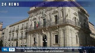 Siracusa, Anac diffida l’Amministrazione