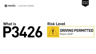 OBD Code p3426 Guide to Repair