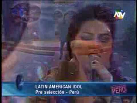 MARCELA LUNA - ANGEL - LATIN AMERICAN IDOL PRESELECION PERU 2009