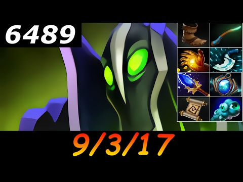 Dota 2 Rubick 6489 MMR 9/3/17 (Kills/Deaths/Assists) Ranked Full Gameplay