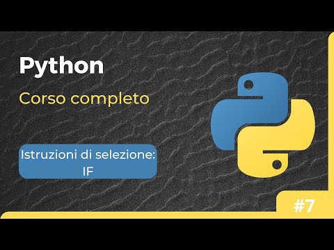 Corso Python - IF, ELIF e ELSE