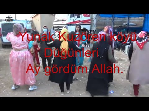 Yunak Kuzören köyü düğünleri Ay gördüm Allah.