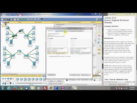 Packet Tracer 5.2.2.2  CCNA V4.0