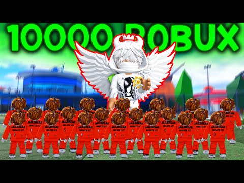 KAPI vs 20 CRIMINALS - 10000 Robux Challenge (Roblox Jailbreak Manhunt)