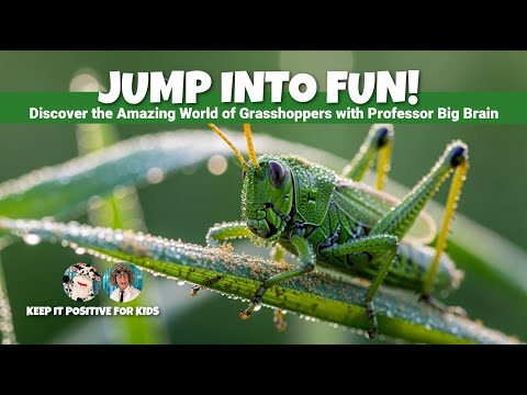 Jump into Fun! Discover the Amazing World of Grasshoppers with Professor Big Brain!