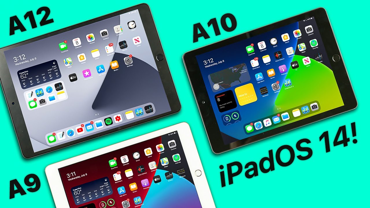 iPadOS 14 Beta 2 | A9, A10 + A12 iPad Performance Test! (5th + 6th gen, Air 3)