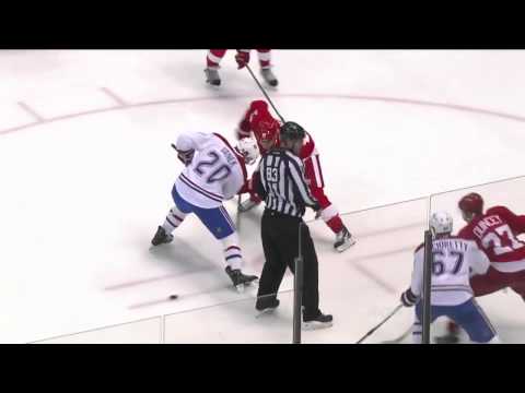 Thomas Vanek 5-3 Goal - Canadiens @ Red Wings - 3/27/2014 - HD