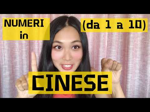 NUMERI in CINESE, come si conta da 1 fino a 10! (Cinese per principianti, Lezioni di cinese)
