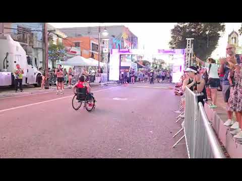 10km San Antonio Abad en Añasco, Puerto Rico. Llegando à la meta. 
