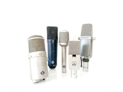 Vintage FET Condenser Microphone Shooutout (Neumann, AKG, Sony)