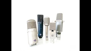 Video thumbnail for Vintage FET Condenser Microphone Shooutout (Neumann, AKG, Sony) by Cole Picks Vintage