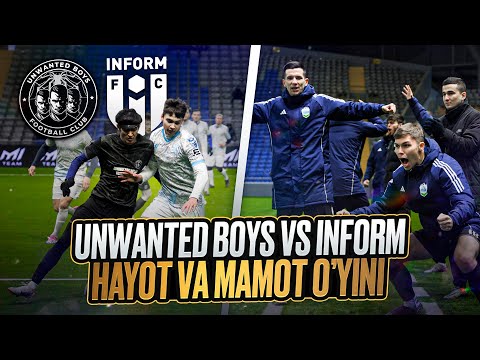 YUTMASEK TURNIR BILAN XAYRLASHAMIZ! Unwanted boys vs Inform!!!