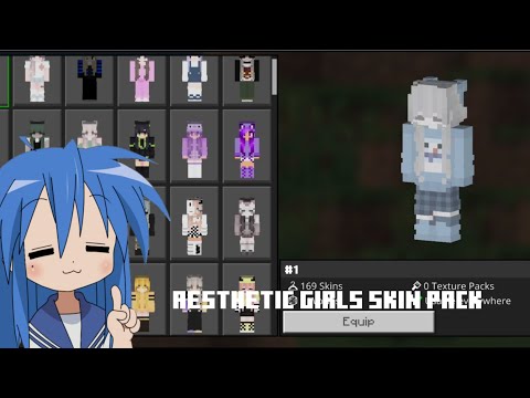 Unreal Aesthetic Girls Skins 1.19+ in Minecraft - Sky4lin