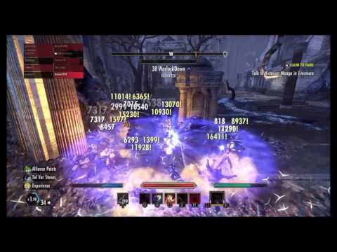 ESO Magicka Nightblade PvPdetonation footage No 2