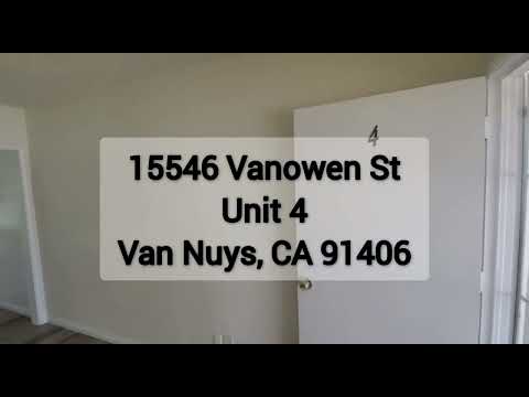 15546 Vanowen St, Unit 4 Van Nuys, CA 91406