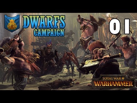 THORGRIM GRUDGEBEARER! Total War: Warhammer - Dwarf Campaign