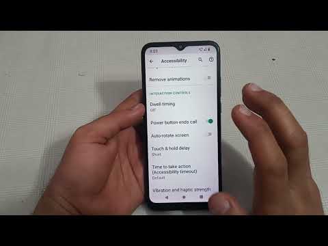 how to enable power button end call in Moto g60, Moto mobile mein power button end call enable kaise
