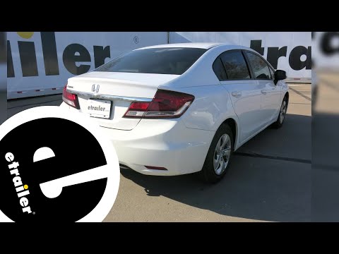 etrailer | Install: Curt Trailer Hitch Receiver on a 2013 Honda Civic