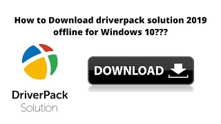 How to Download driverpack solution 2019 offline for Windows 10????? | MUTHU INSIDE TECH |