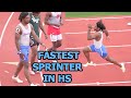 HE'S 6'1 220 & HE'S THE FASTEST SPRINTER IN THE COUNTRY!! Pierre Goree runs 10 09!!