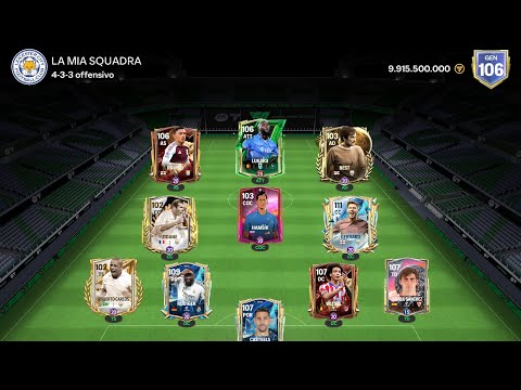 FC mobile LIVE ⚽️ La mia squadra GEN 106 🎮 Come fare trasferimento allenamento