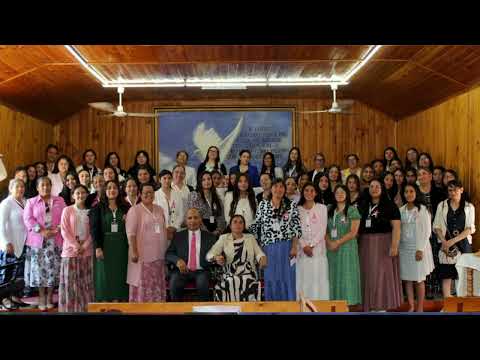 Confraternidad de Hnas Señoritas en Iglesia Evangélica Pentecostal Punitaqui, Chile.