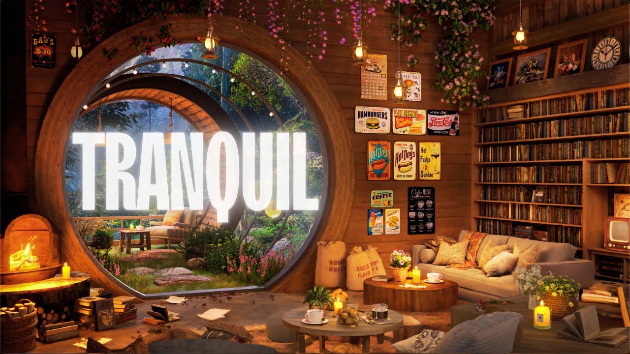 Tranquil Rain Cabin Ambience | Relaxing Sounds for Sleep & Focus [4K UHD, 60FPS]