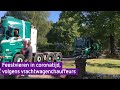 Truckchauffeurs verrassen collega Jan Wout uit Kootwijk.