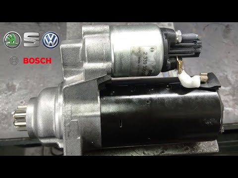 How To Repair Starter Motor Volkswagen Skoda Seat Ibiza Cordoba Fabia Roomster Polo Golf 5 1.9 2.0