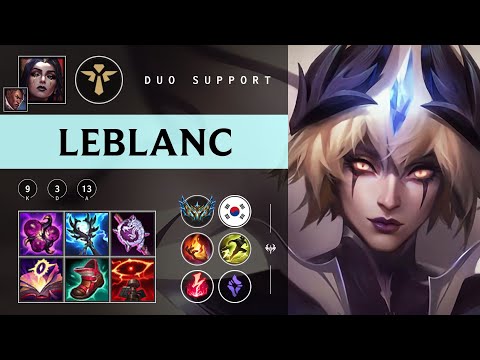 LeBlanc Support vs Pantheon - KR Challenger Patch 25.23