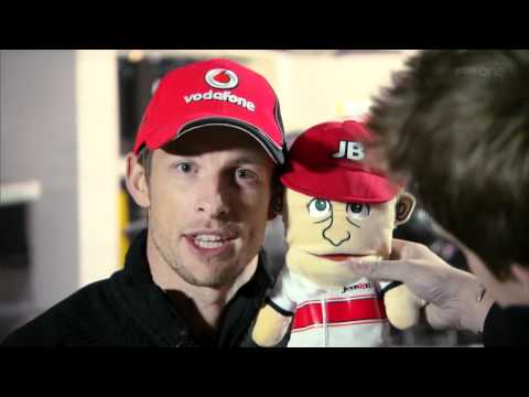 Jenson Button's puppet [BBC] F1 2011 Japanese GP