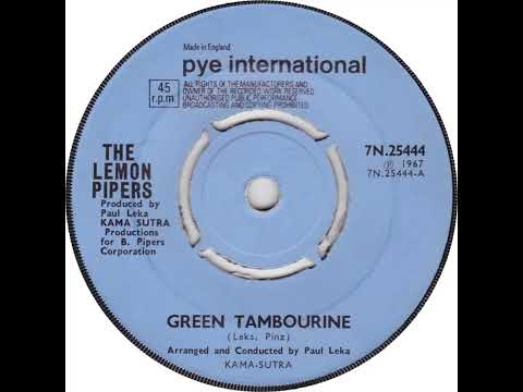 UK New Entry 1968 (29) The Lemon Pipers - Green Tambourine