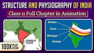 Download lagu Structure And Physiography of India | Class 11 Full Chapter in Animation | Chapter 2 Geography mp3